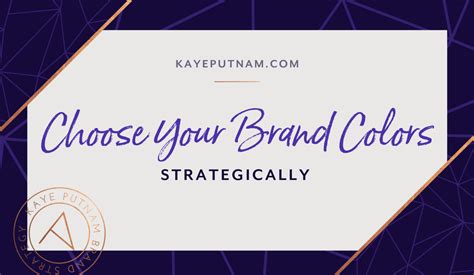 How To Choose Your Brand Colors Strategically