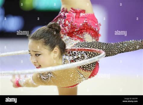 Izmir Turkey 23rd Sep 2014 Son Yeon Jae KOR Rhythmic Gymnastics