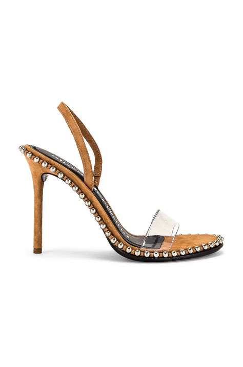 Alexander Wang Nova Clay Sandal In Nude Revolve