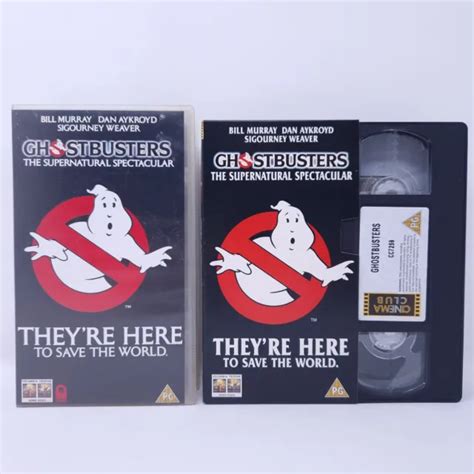 GHOSTBUSTERS 1995 VHS Video Tape Classic 1984 Movie Bill Murray