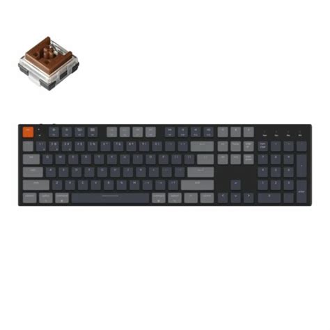 Keychron K5 ANSI Full Size Layout 104 Key Brown Switch RGB Hot Swap Optical Wireless Low