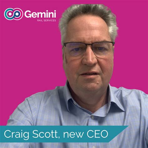 Gemini Rail Services appoints Craig Scott as new Chief Executive Officer