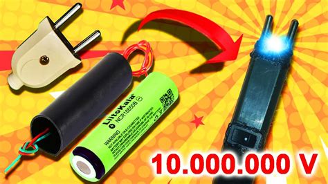 TASER Casero Alto Voltaje Pila 18650 How To MAKE TASER Stun Gun