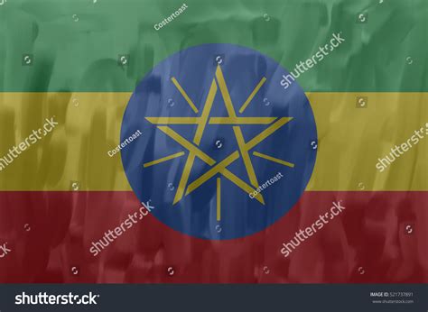 Ethiopian Painted Drawn Vector Flag Dramatic Stock Vector (Royalty Free) 521737891 | Shutterstock