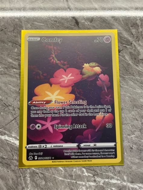 Comfey Pokemon Card Crown Zenith Hobbies Toys Toys Games On Carousell