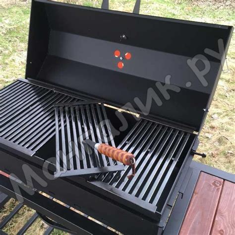 Крышка-Барбекю для мангала 800x350 с термометром (BBQ 800)