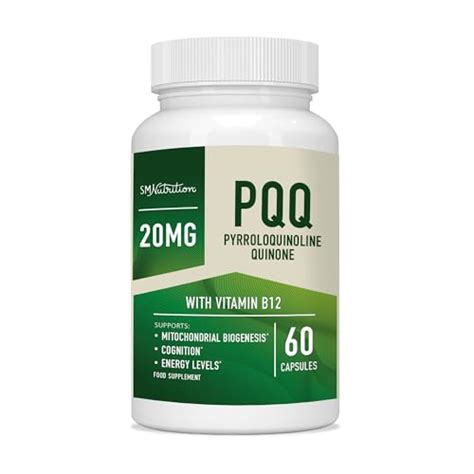 PQQ 20MG, 60 Capsules - SMNutrition