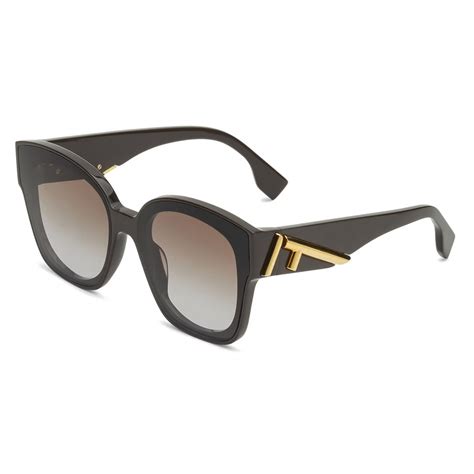 Fendi Fendi First Square Sunglasses Brown Sunglasses Fendi Eyewear Avvenice