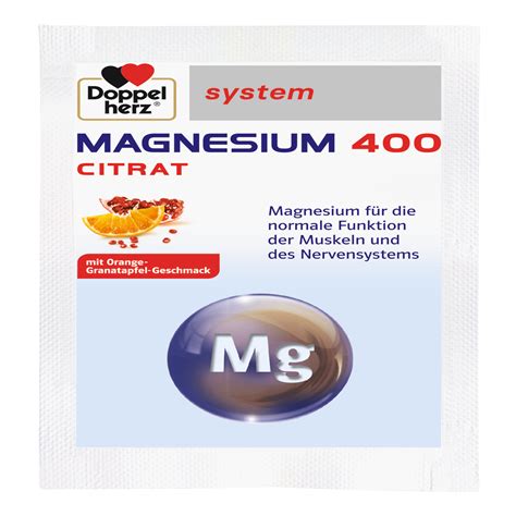 Doppelherz System Magnesium Citrat Doppelherz