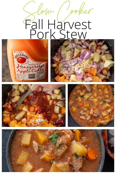 Slow Cooker Fall Harvest Pork Stew Slow Cooker Gourmet