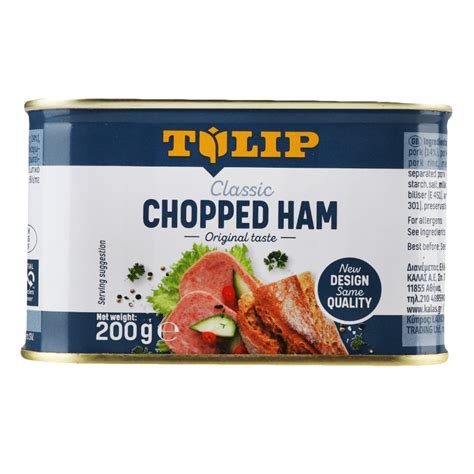 Ветчина рубленая консервированная Tulip ж/б 200г Tulip(15707196013600 ...
