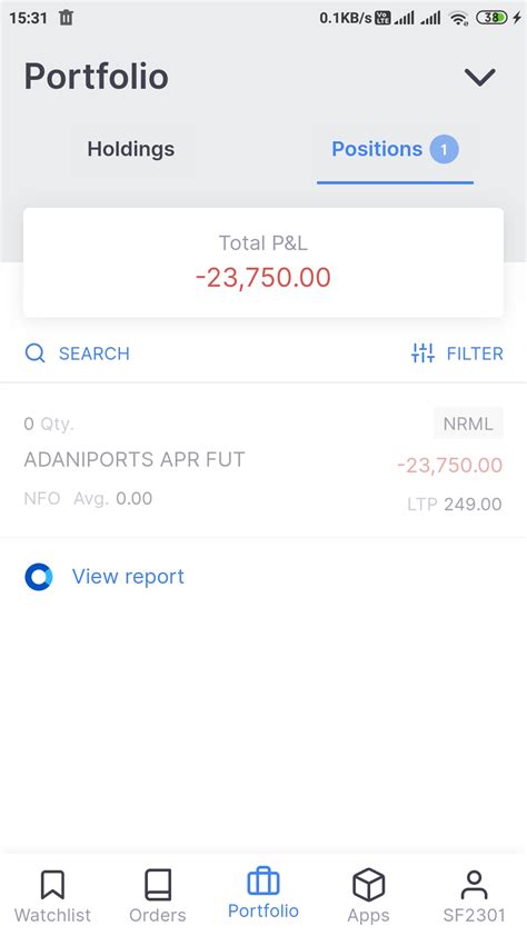 Stock Market Profit And Loss Screenshot Pandl Screenshot