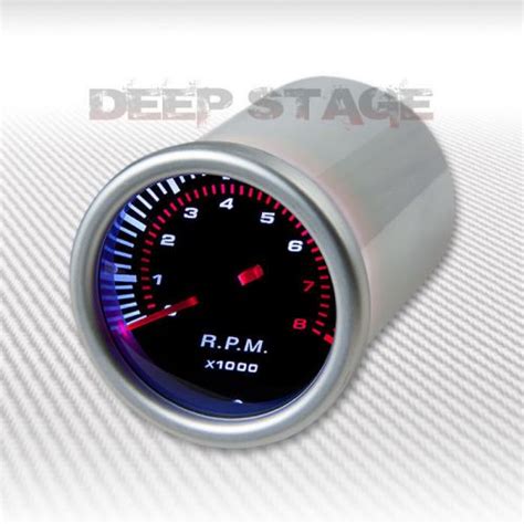 Buy Mm Smoked Tinted Full Sweep Led Racing K Rpm Tacho Tachometer