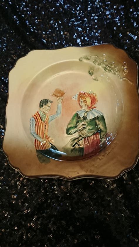 Vintage Charles Dickens Series Royal Doulton Plate Kitchen Dining