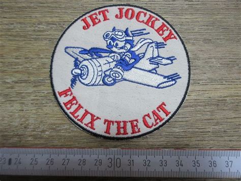 Patch US Army Tomcat Jet Jockey Wildcat VF 31 Felix The Cat Naval USN