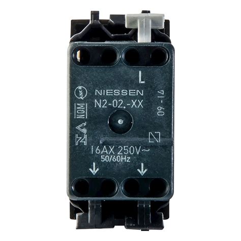 APAGADOR ESCALERA 1 MODULO ANTRACITA NIESSEN SERIE ZENIT | The Home ...