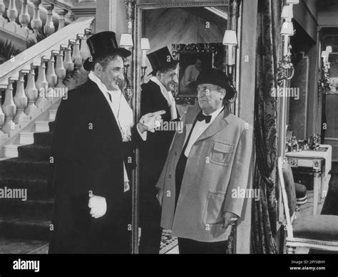 Rudolf Vogel And Hans Moser In Opera Ball Directed By Geza Von