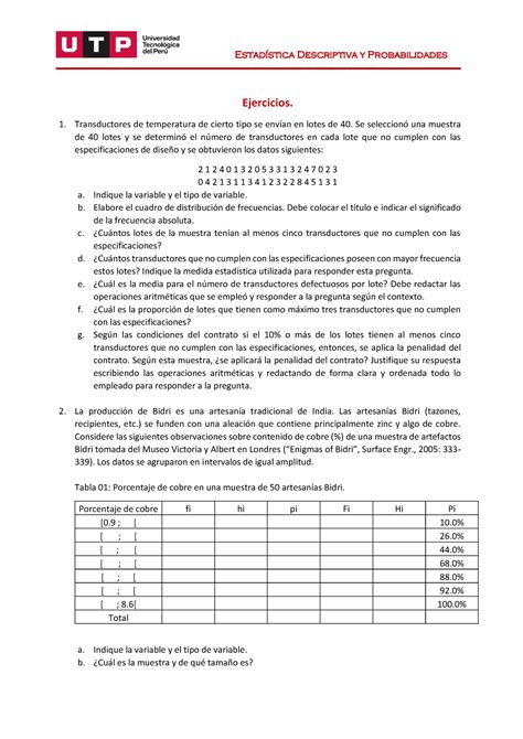 S04 s1 Material Estadística Descriptiva y Probabilidades Ejercicios