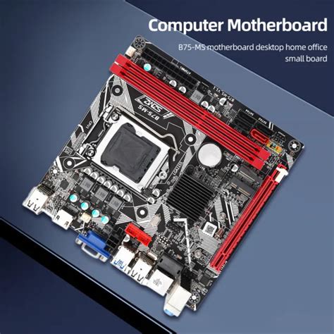 24PIN B75-MS MOTHERBOARD WIFI Support Desktop Computer Mainboard for PC ...
