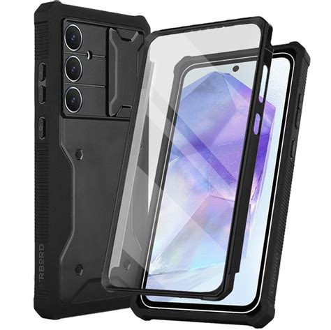 Etui Do Samsung Galaxy A55 ERBORD Rugged Case Czarne Dwie Ramki