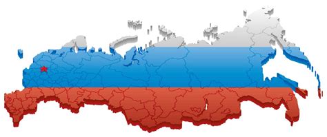 Russia map Royalty Free Vector Image - VectorStock