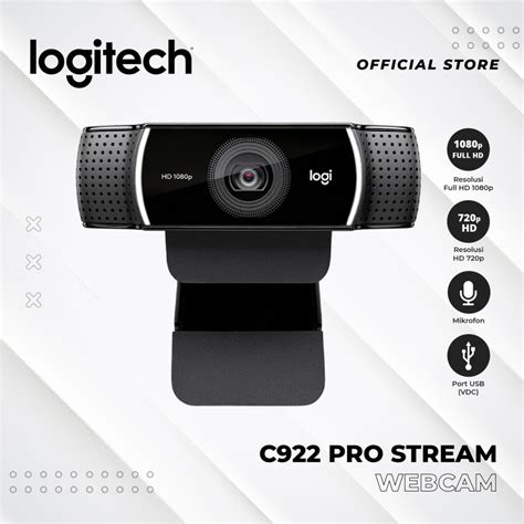 Jual Logitech C922 C 922 Pro Stream Webcam Shopee Indonesia