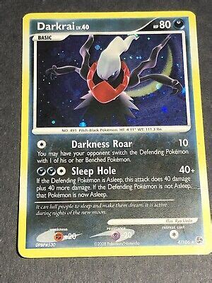 Pokémon TCG Darkrai Great Encounters 4 106 Holo Holo Rare eBay