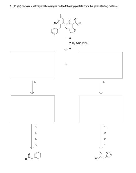 Solved Perform A Retrosynthetic Analysis On The Following Chegg