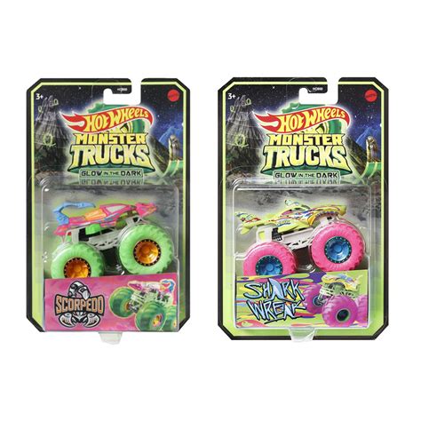 Mattel MATTEL HOT WHEELS MONSTER TRUCKS GLOW IN THE DARK HCB50 HCB50 Lampridis Gr