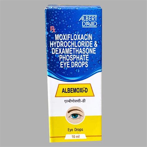 Albemoxi D Moxifloxacin Hydrochloride And Dexamethasone Eye Drops At Rs