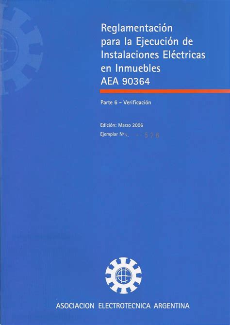AEA 90364-6 - Verificación de Instalaciones Eléctricas - ASOClACI6N