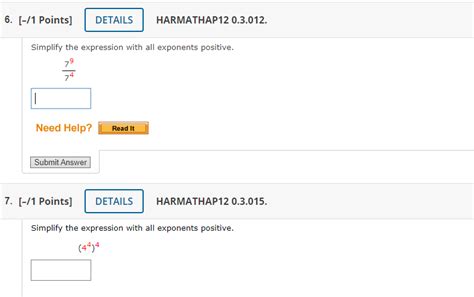 Solved 6 1 Points DETAILS HARMATHAP 12 0 3 012 Chegg