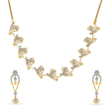 Buy Tanishq Gold Necklace Set At Best Price Tanishq US