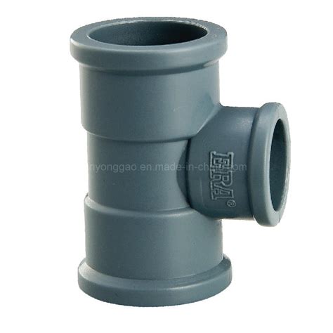 Era Piping Systems Pvc Pipe Fittings Type Ii Reducing Tee Slip Ce