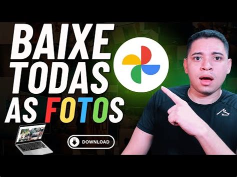 COMO BAIXAR TODAS AS FOTOS DE UM VEZ DO GOOGLE FOTOS YouTube