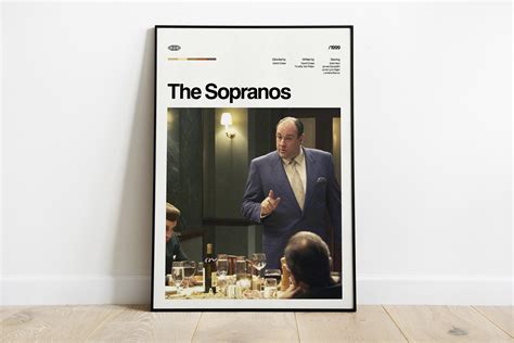 The Sopranos Poster, The Sopranos Tv Series Poster Wall Decor, The Sopranos Poster Print, Tv ...