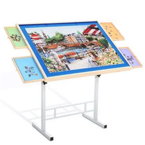 BittPicc Puzzle Table For Adults With Drawers 1500 Piece Jigsaw Puzzle