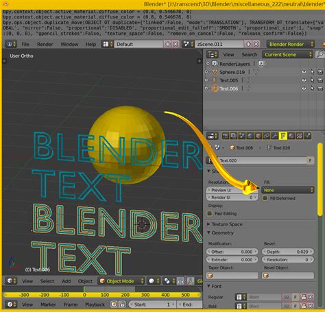 How To Add Outline To Text Blender Stack Exchange