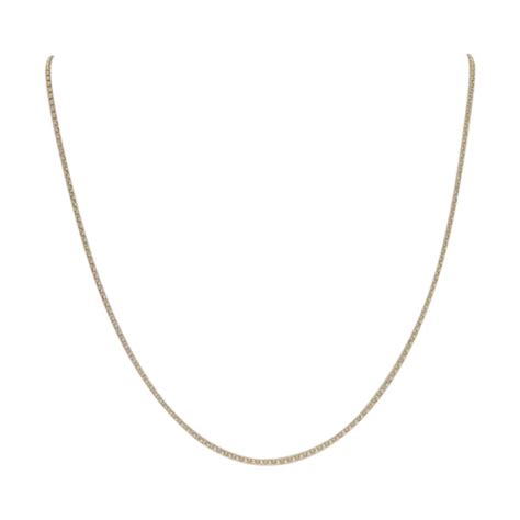 Yellow Gold Rolo Chain Necklace 14k Italy For Sale At 1stdibs