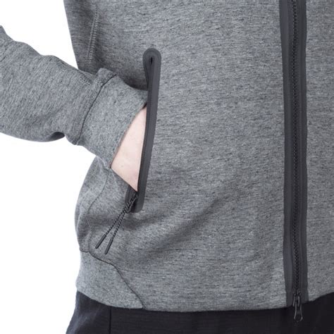 Nike Tech Fleece Varsity Jacket Tumbled Grey Black Consortium