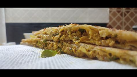 Shohar Ki Farmaish Par Bana Special Chicken Cheese Paratha YouTube