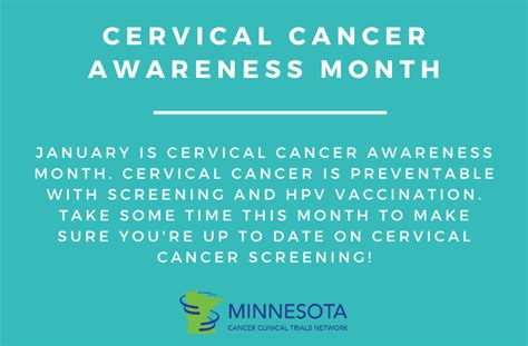 Cervical Cancer Awareness Month History Of The First Cancer Screening