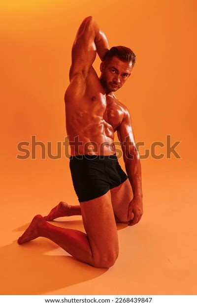 Man Bodybuilder Boxer Muscle Workout Naked Stock Photo 2268439847 Shutterstock