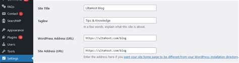 How To Change The Domain Name On WordPress UltaHost Blog