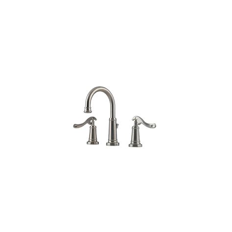 Pfister Ashfield Widespread Bathroom Faucet With Lever Handle In Satin Nickel Finish The Home