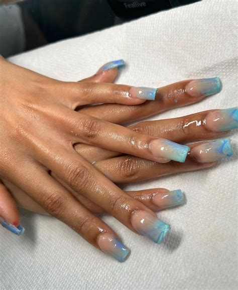 Blue Ombre Nail Designs For Summer Morovan