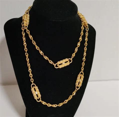 Lot R Jackie Kennedy Jbk Gold Tone Necklace By Camrose Kross