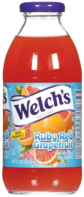 Welch's® Ruby Red Grapefruit Cocktail Reviews 2020