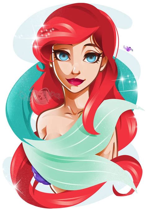 Disney Fan-Art - Ariel! by ChigoSenpai | Disney fan art, Ariel, Fan art