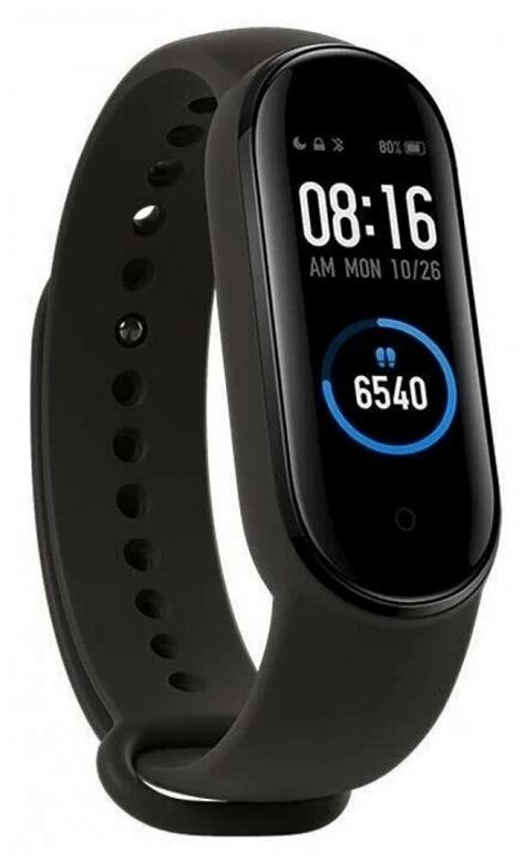 Умный браслет Xiaomi Mi Smart Band 5 Global, черный — купить в интернет ...